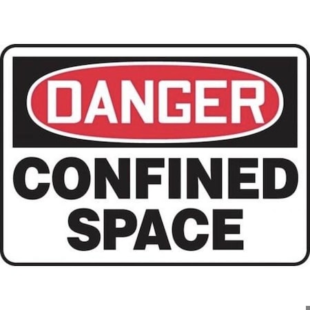 Accuform OSHA DANGER SAFETY SIGN CONFINED MCSP010VA MCSP010VA